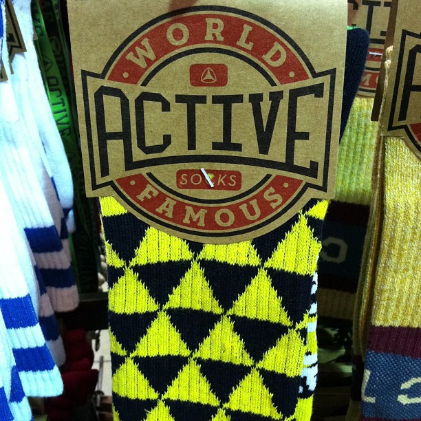 via Instagram: #Active #Trilocks socks!